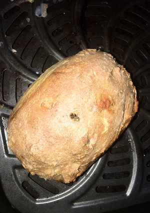 Hình của món Bánh mì nguyên cám lười.