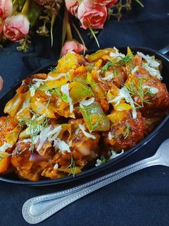 ड्राई मंचूरियन(Dry manchurian) रेसिपी मुख्य फोटो