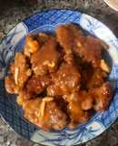 Thịt chiên giòn sốt cam