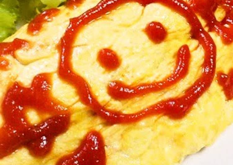 Recipe of Super Quick Homemade Fluffy But Hard to Tear Omurice