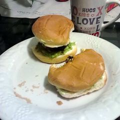 A picture of Jalapeno and Velveeta white cheese stuffed hamburgers.