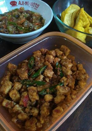Foto resep Orek tempe basah bumbu uleg