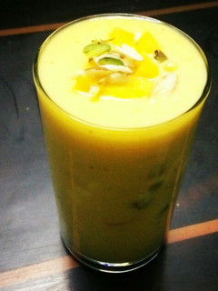 A picture of Mango shake.