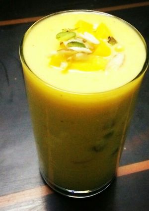 A picture of Mango shake.