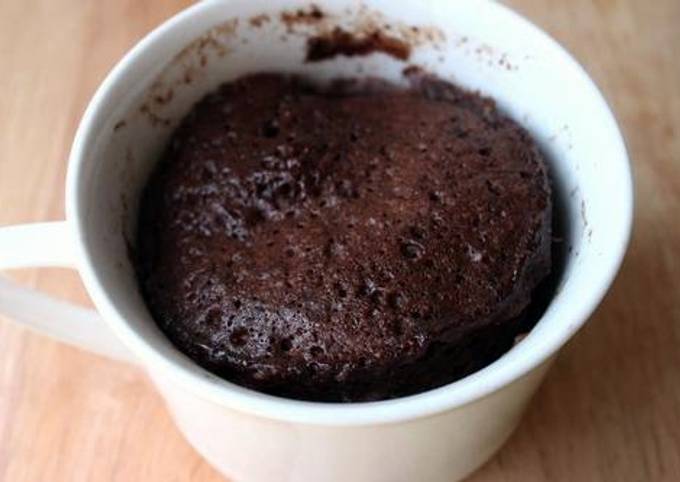 vegan cake in mug recipe main photo