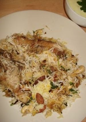 A picture of Chicken Biryani: Authentic Indian Rice Dish.