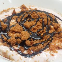 A picture of Banana Yogurt Pudding.