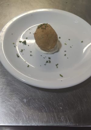 Una foto de Croqueta de risotto (Arancini)