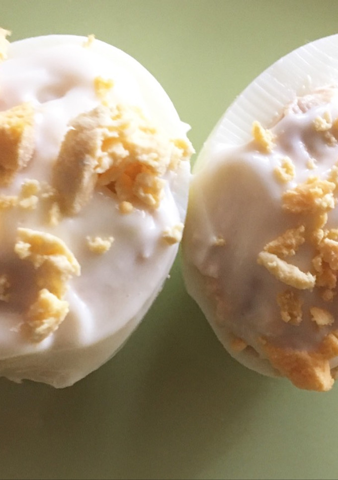 Una foto de Huevos rellenos