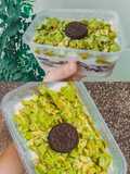 Creamy Matcha KitKat x Oreo Stuffed Bread