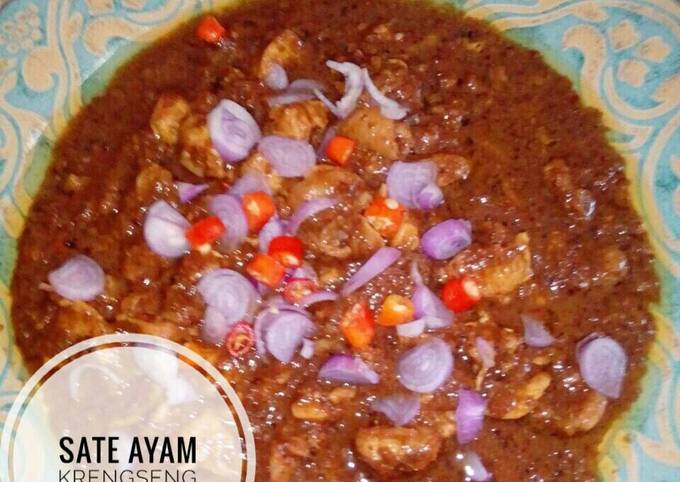 Cara Gampang mengolah Ayam Krengseng Bumbu sate Anti Gagal