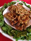 Spinach butter chakali