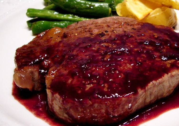 Simple Way to Prepare Award-winning Steak Sauce (Red Wine Flavor)