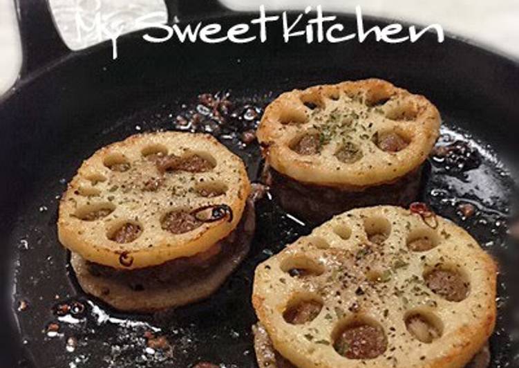 Step-by-Step Guide to Make Quick Lotus Root Millfeuille with Garlic and Anchovy