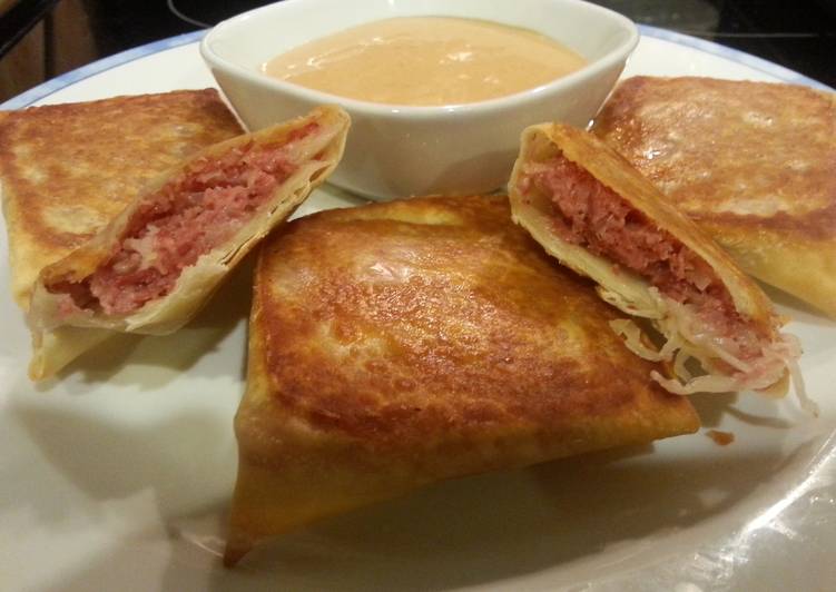 Steps to Make Super Quick Homemade Mader’s Reuben Rolls - Wisconsin