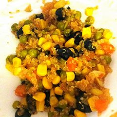 A picture of Easy Quinoa Succotash (RICE COOKER VERSION).