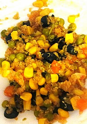 A picture of Easy Quinoa Succotash (RICE COOKER VERSION).