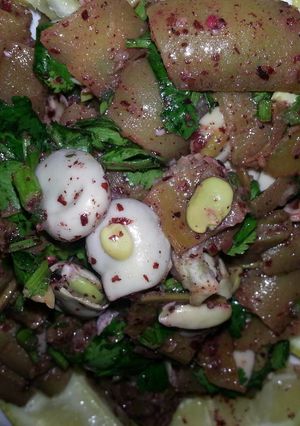 صورة لوصفة طريقة عمل متبل فول اخضر