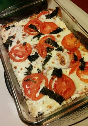 A picture of Cauliflower Pizza Crust.