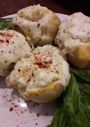 Foto resep Baked potato creamcheese(kentang panggang)