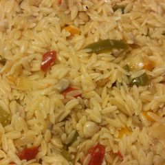 A picture of Orzo pilaf.