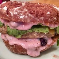 A picture of Its the Great Pumpkin!!- Turkey Burger.