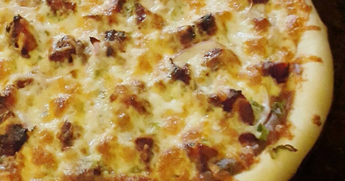 Chicken Satay Pizza Recipe by Pawon Indo Bule Cookpad