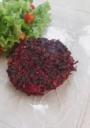 Una foto de Hamburguesas de remolacha y avena