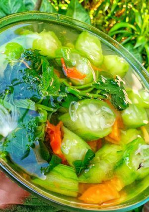 Foto resep Sayur Bening Bayam Gambas