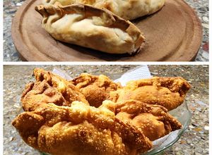 Una foto de 🍗 Empanadas de pollo sabrosas 🍗 para freír, para hornear, para freezar 😉