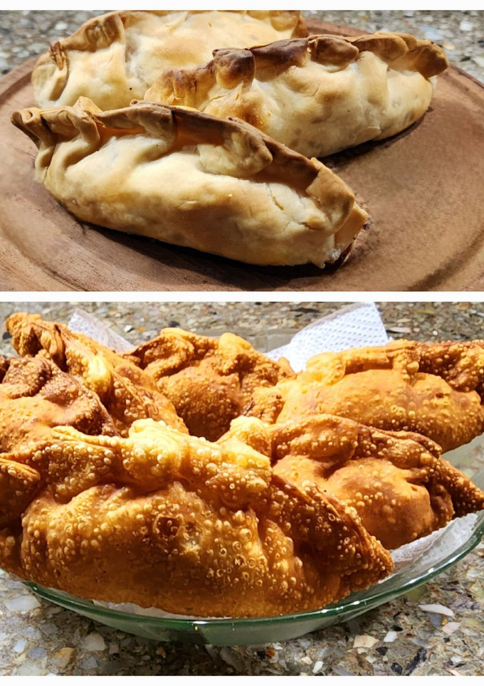 Una foto de 🍗 Empanadas de pollo sabrosas 🍗 para freír, para hornear, para freezar 😉