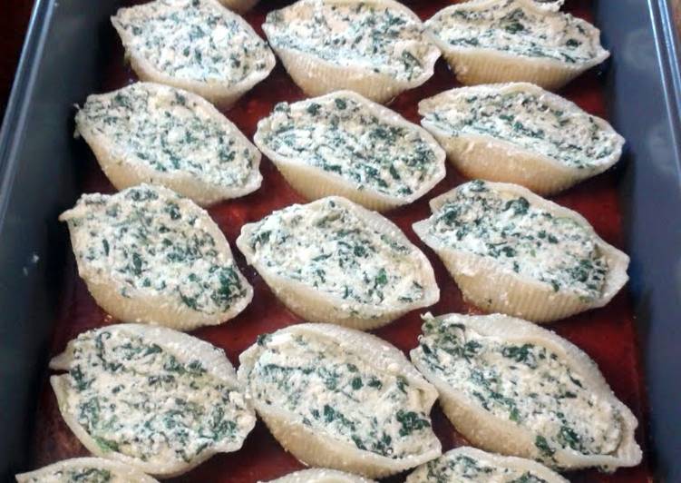 Simple Way to Make Homemade Spinach-ricotta shells