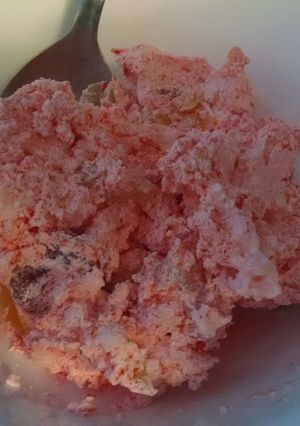 A picture of Jello salad.