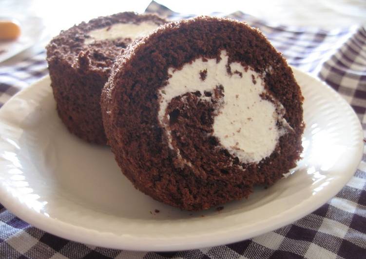 Simple Way to Make Super Quick Homemade Moist Cocoa Roll Cake
