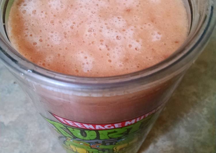 Recipe of Ultimate Watermelon Peach Tonic Smoothie