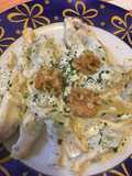 Caramelle di pasta all'uovo ripiene di zucca, gorgonzola e noci