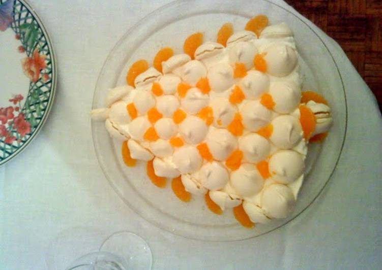 How to Make Favorite PAVLOVA with Greek yogurt and mantarin sauce