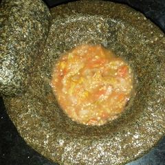 A picture of Tomato onion chutney (Andhra style).
