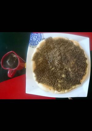 صورة لوصفة طريقة عمل مناقيش زعتر