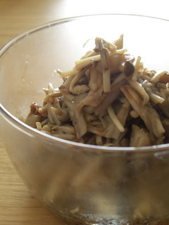 A picture of Simmered Mushrooms.