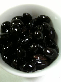A picture of My Grandmother's Simmered 'Kuromame' Black Soybeans.