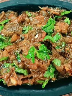 भुना बैंगन भरता रेसिपी मुख्य फोटो