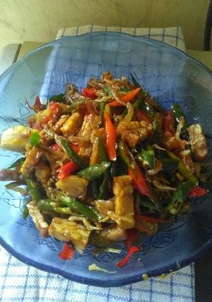 Foto resep Sambal teri tempe bumbu rajang