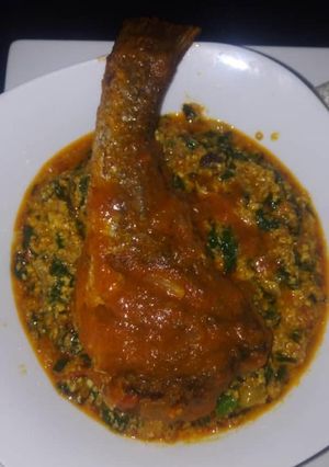 A picture of Egusi Soup.