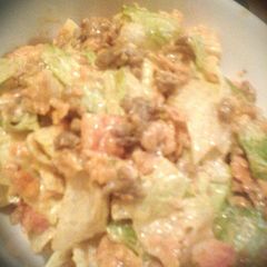 Taco salad, dorito style! A picture of Taco salad, dorito style!.