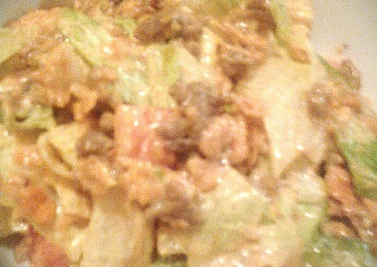 Recipe of Speedy Taco salad, dorito style!