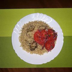 A picture of Pilau kachumburi.