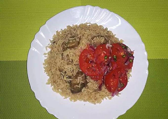 Simple Way to Make Homemade Pilau kachumburi