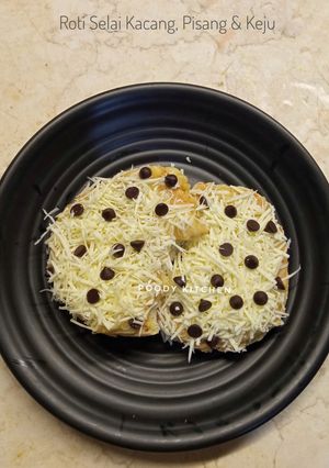 Foto resep Roti Selai Kacang, Pisang & Keju