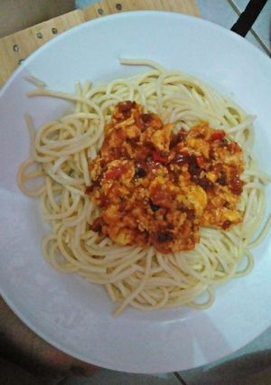 Foto resep Spagetti Eggs sauce